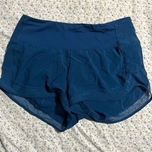 Lululemon Athletica Blue Athletic Shorts Lightweight Performance